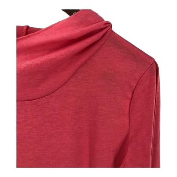 4/$45 Dark Pink Long Sleeve Lightweight Tunic Top Large - Picture 4 of 6